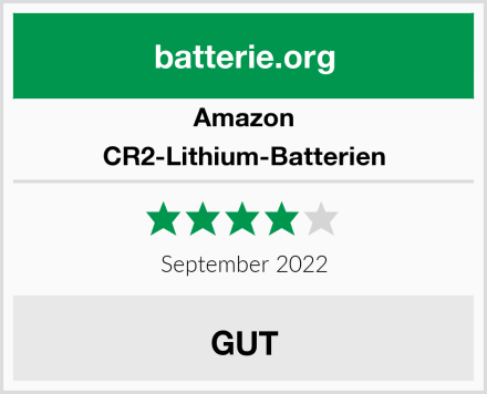 Amazon CR2-Lithium-Batterien Test