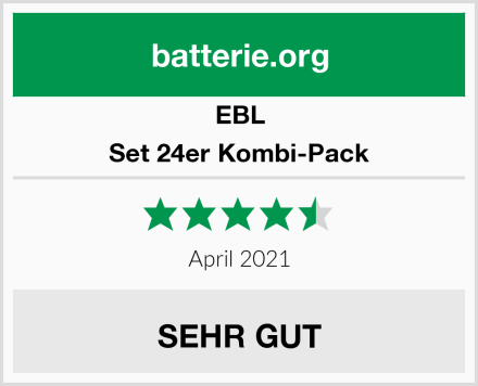 EBL Set 24er Kombi-Pack Test