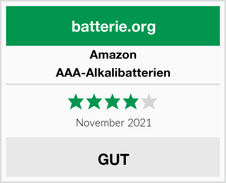 Amazon AAA-Alkalibatterien Test