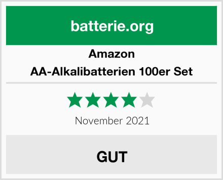 Amazon AA-Alkalibatterien 100er Set Test