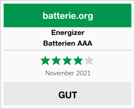 Energizer Batterien AAA Test