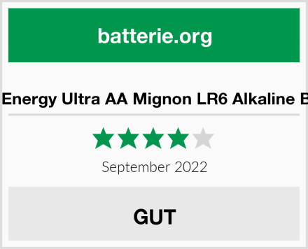  Intenso Energy Ultra AA Mignon LR6 Alkaline Batterien Test