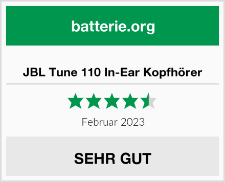  JBL Tune 110 In-Ear Kopfhörer Test