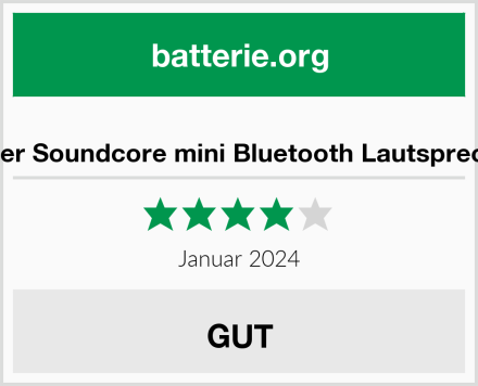  Anker Soundcore mini Bluetooth Lautsprecher Test