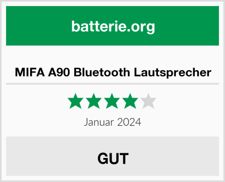  MIFA A90 Bluetooth Lautsprecher Test
