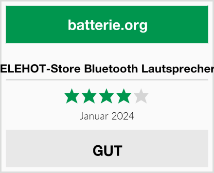  ELEHOT-Store Bluetooth Lautsprecher Test