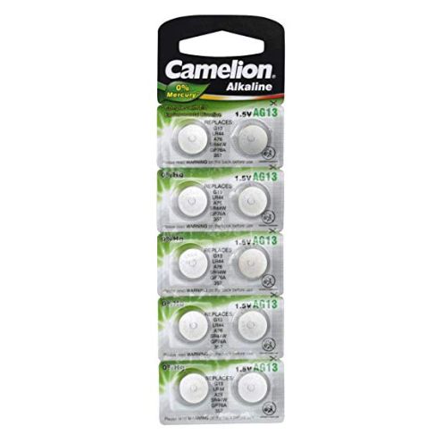 Camelion Batterie Knopfzelle 10 Stück AG 13 LR44