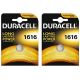 Duracell CR1616 Lithium-Knopfzelle Test