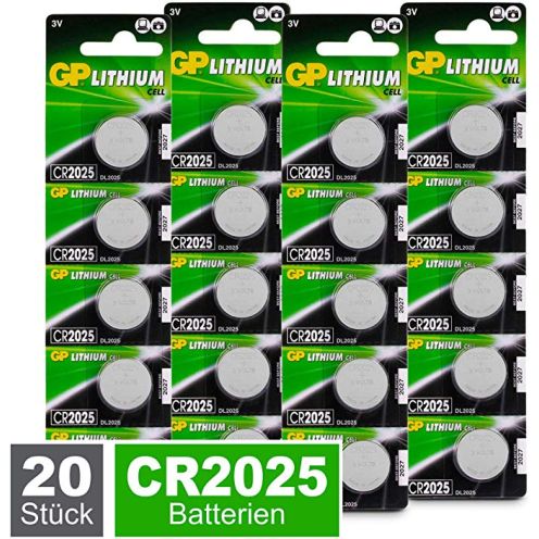 GP CR2025 Lithium Knopfzellen 3V