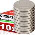 kraftmax 10er Pack CR2032 Lithium Hochleistungs- Batterie