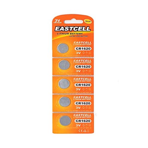  EASTCELL 5 x CR1620 3V Lithium Knopfzelle
