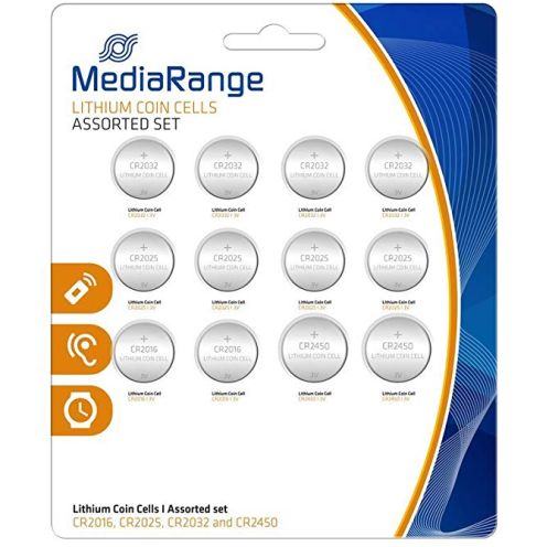  MediaRange Lithium Knopfzellen-Set