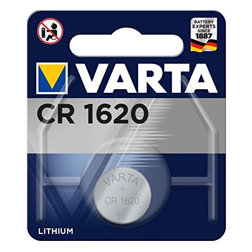2 Stück Varta CR1620 Batterien Knopfzellen Knopfzelle Frische Markenqualität 