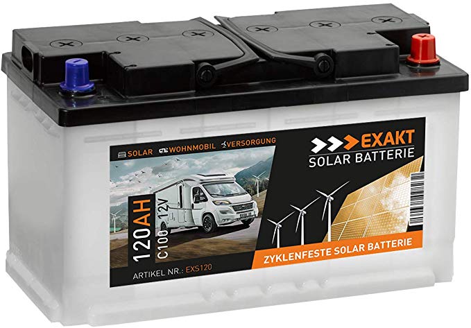EXAKT Solarbatterie 120Ah 12V | Batterie Test 2024